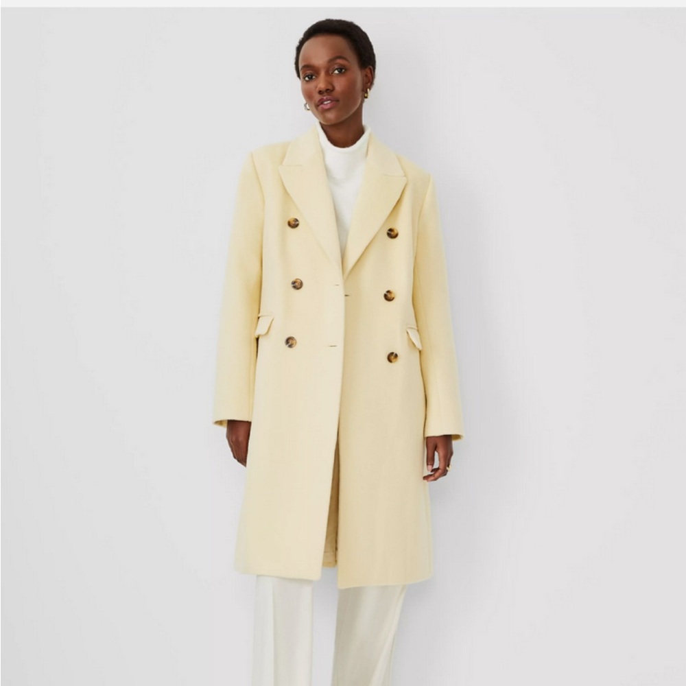 Wool Blend Chesterfield Coat